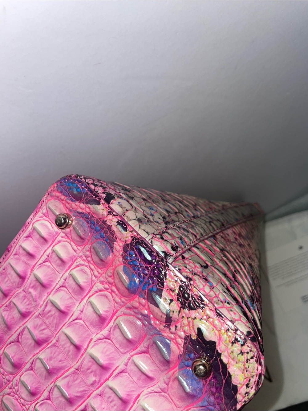 NWT Brahmin ‘Shira’ Ombre Melbourne Satchel - Picture 8 of 13